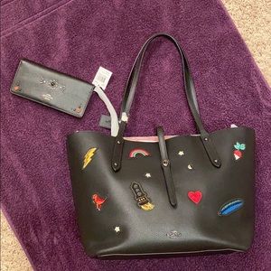 Never before used Coach purse AND wallet